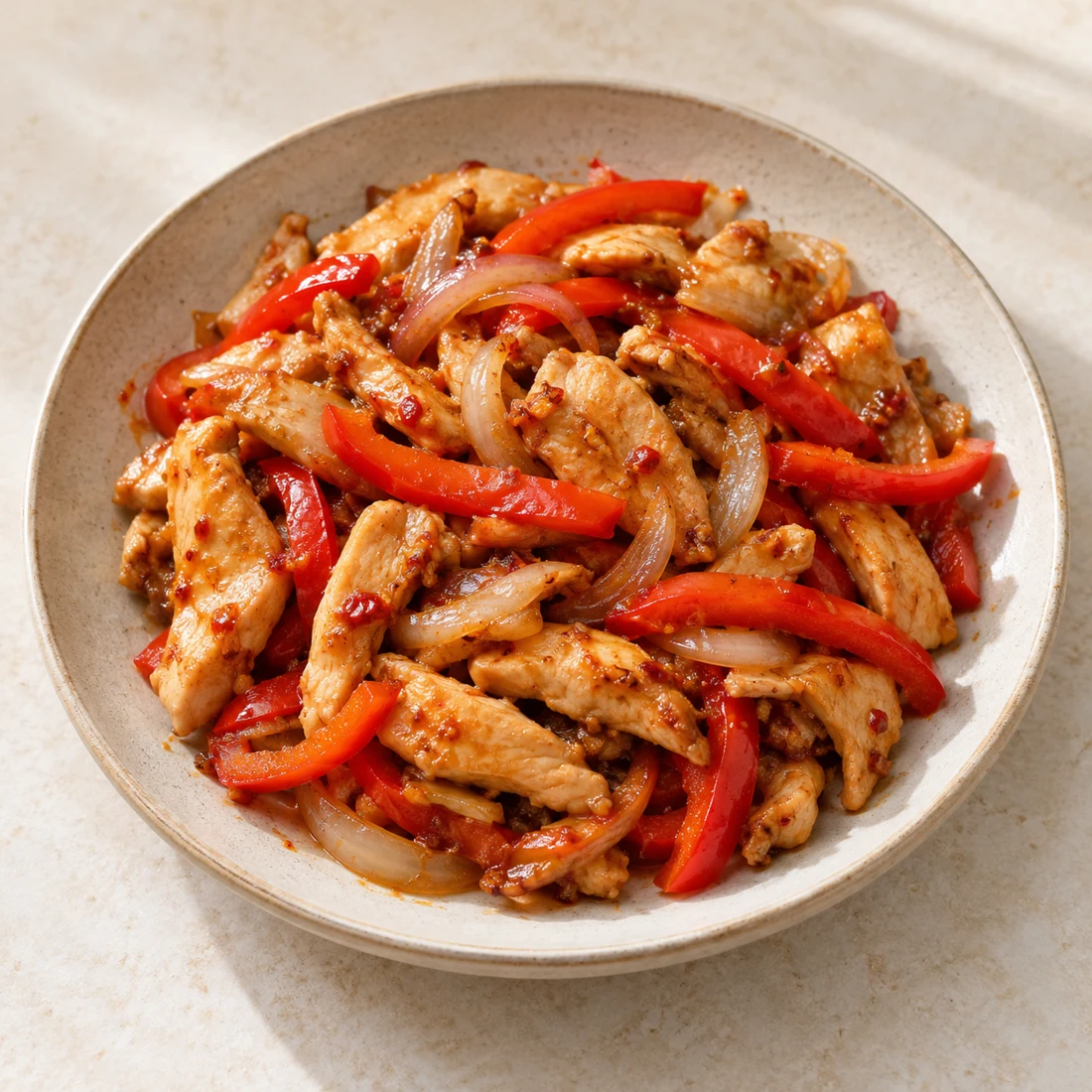 Garlic Chilli Chicken Stir-fry