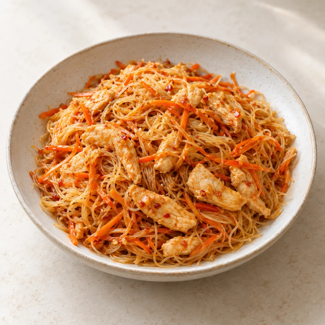 Spicy Chicken Bee Hoon