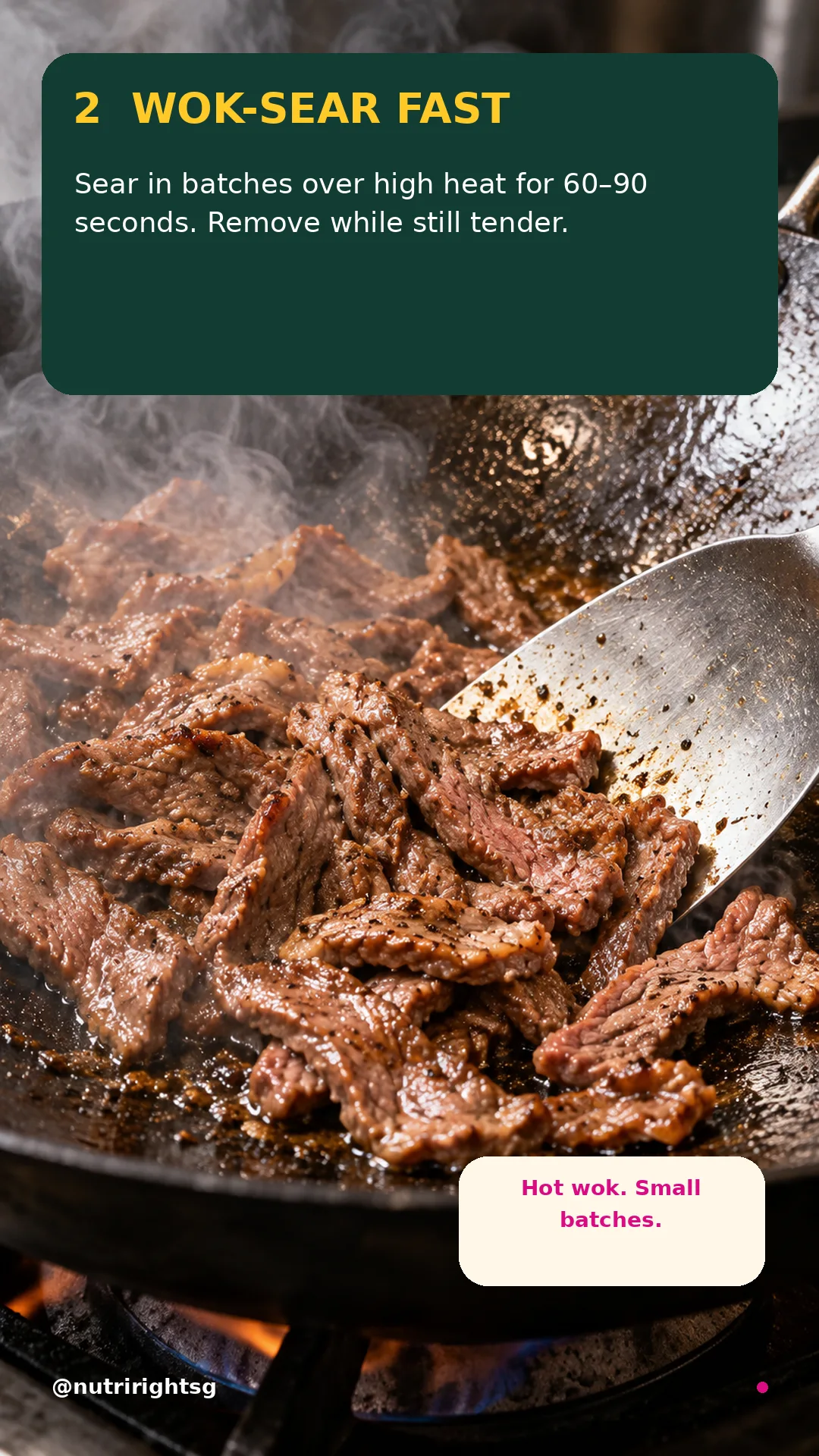 Black-Pepper Beef Lettuce Cups — cooking step (slide 4 of 7)