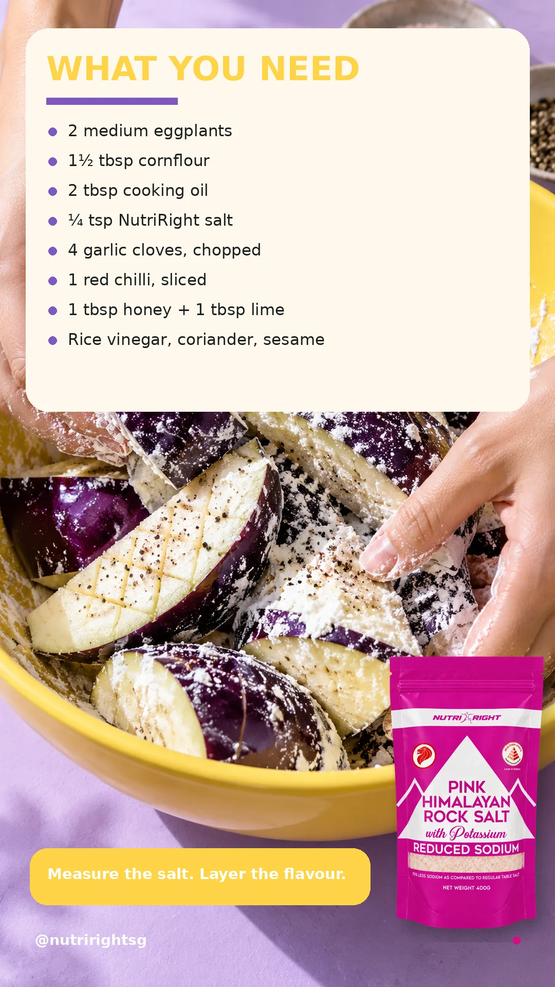 Sticky Garlic-Chilli Eggplant — ingredients (slide 2 of 7)