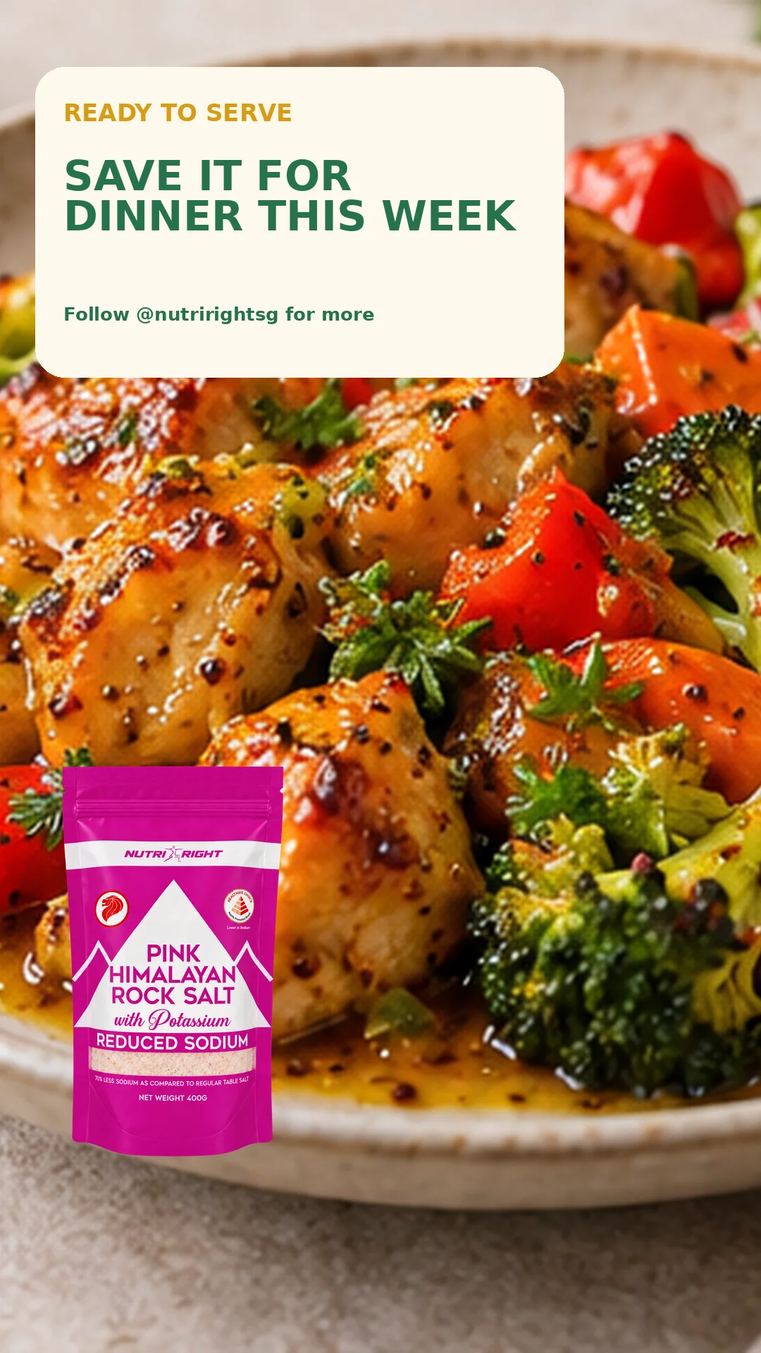 Sticky Honey-Mustard Chicken & Veg — finished dish (slide 7 of 7)